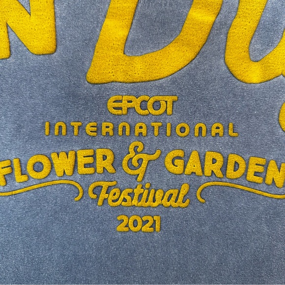 Disney Parks Spirit Jersey 2021 Flower & Garden Epcot Passholder Merchandise XXL - Picture 15 of 16